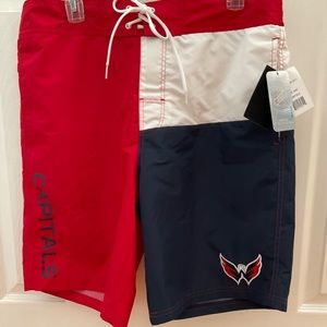 Washington Capitals NHL Swim Trunks Brand New with Tags